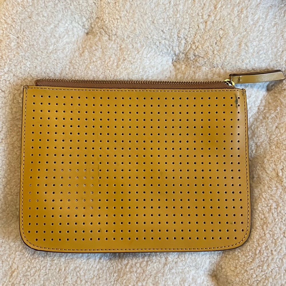 GAP leather clutch